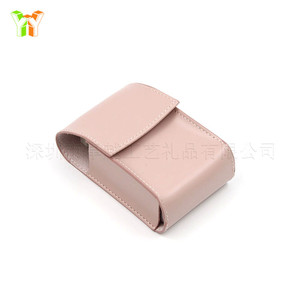 Shenzhen manufacturer <b>customizes</b> PU perfume cases, Korean style minimalist <b>lipstick</b> protectors, mini perfume bags. - Product Image 5