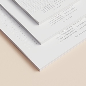 Blocco Note Promozionale con Logo Personalizzato, 50 Fogli Interni, <span class=keywords><strong>Dimensioni</strong></span> Flessibili, Opzioni di Stampa Multiple - Product Image 2