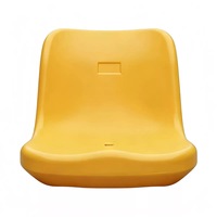 Sièges de tribune rétractables pour stades extérieurs, chaises de gradins creuses en métal moulé par soufflage pour terrains de football et sports scolaires