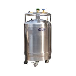 Tanque de almacenamiento de acero inoxidable LN2, matraz de nitrógeno líquido autopresurizante de 100L para la industria del molde - Product Image 6