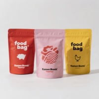 Sachet alimentaire vertical refermable avec fermeture éclair, impression en héliogravure, qualité alimentaire, résistant à l'humidité pour snacks et noix