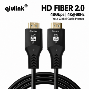 สายเคเบิลใยแก้วนำแสง HD 48Gbps 4K 60Hz ความเร็วสูงพิเศษ <span class=keywords><strong>AOC</strong></span> สำหรับโปรเจคเตอร์ ทีวี PS5 PS4 จอภาพ - Product Image 1