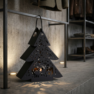 Lanterne d'arbre noire moderne - Product Image 1