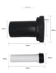 Horing Kit instalasi tanki tersembunyi 18cm, untuk Toilet gantung dinding termasuk pipa plastik, Set pemasangan mudah - Product Image 5