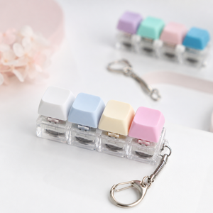 Porte-clés en acrylique LED anti-stress personnalisé avec impression UV et design de dessin animé pour cadeaux promotionnels, vente en gros OEM - Product Image 2