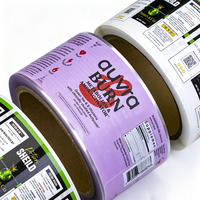 Etiquetas Adhesivas Personalizadas, Impresas, Resistentes al Agua, Ecológicas, con Adhesivo Fuerte, MOQ Bajo, Aplicables a Alimentos, Bebidas, Cosméticos, etc.