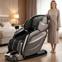 Fauteuil de massage électrique de luxe à prix abordable, avec Bluetooth, musique Hi-Fi, airbags intégraux, zéro gravité, pour pédicure et produits de massage.