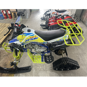 สโนว์โมบิล สปอร์ตสโนว์โมบิล 125 ซีซี รถมอเตอร์ไซค์สำหรับขับบนหิมะ เครื่องยนต์ 4 จังหวะ สตาร์ทไฟฟ้า - Product Image 1