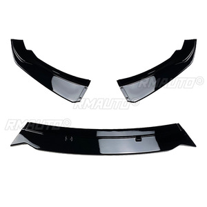 Para BMW Serie 2 F22 F23 220i 225i 228i 2014-2019 Modelo Base, Alerón Difusor de Parachoques Delantero con Aspecto de Fibra de Carbono - Product Image 3