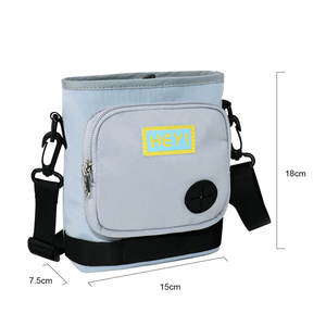Bolsa de entrenamiento para mascotas personalizada de fábrica, impermeable, con cordón, bandolera, portátil, para exteriores, para guardar snacks para perros - Product Image 2