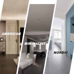 전문 현대 디자인 아연 합금 레버형 도어 잠금 장치 및 핸들 세트 침실 홈 호텔 - Product Image 2