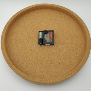 Horloge murale décorative 3D en liège fantaisie moulé <span class=keywords><strong>de</strong></span> 12,4 pouces, personnalisée et bon marché pour la maison, vente en gros - Product Image 3