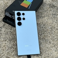 Versión Global Original S24 Ultra Usado Grado A+ 12GB RAM Pantalla de 6.8" Teléfono Móvil 5G con Accesorios Originales y Caja a Color