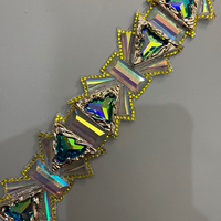 2024 Carnaval Party Dressing Strass Garnitures Cristal Chaîne Ruban Décoration