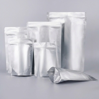 Sachet auto-scellant en aluminium épaissi, sachet de conservation des aliments frais, sachet d'emballage pour thé et aliments, sachet refermable pour aliments pour chats et chiens