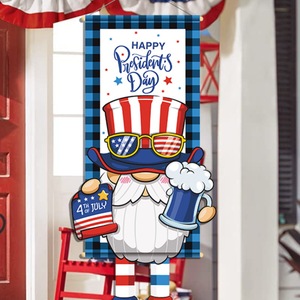 Independence Day Patriotic 4th of July Gnome Hanging Ornaments USA <b>Flag</b> Faceless Gnomes for Independence Day Party Decorations - Product Image 2