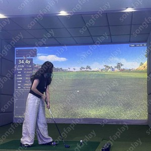 Simulador de <span class=keywords><strong>Golf</strong></span> Songfa, Sistema de Proyección Interactiva para Interiores, Pantalla Táctil Óptica de 1280x720, Sistema Operativo Windows y Android, Área de Juegos Interior - Product Image 6