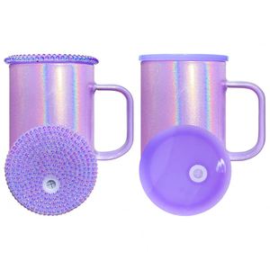 Tazas de Café de Vidrio de 17 oz con Asa, Coloridas, para Sublimación, Modelo Camper Cup - Product Image 4