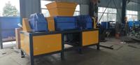 Déchiqueteuse multifonctionnelle industrielle triphasée pour tôles de ferraille d'appareils ménagers, de câbles à tambour en plastique et à double arbre