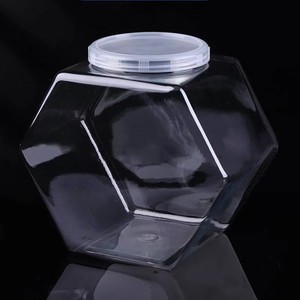 2000ml Transparent Plastic Christmas Candy <strong>Jar</strong>, PP clear Sealable Food <strong>Storage</strong> <strong>Jar</strong> <strong>Kitchen</strong> Container Box Water Leakproof - Product Image 1