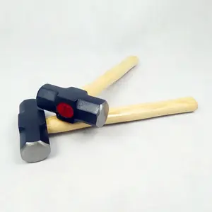 1000G Size Heavy Duty Hand Tools Industrial Grade Sledge Hammer With Natural Color Wooden Handle