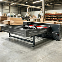 Sierra de Panel Electrónica con Alimentación Automática, Equipo de Sierra de Viga Digital para Corte de Láminas de Melamina, MDF y Madera