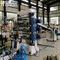 Ligne de production de plaques en acrylique PMMA haute vitesse Pompe à vis simple |   Ligne d'extrusion automatique à haute productivité de 3200 mm de largeur