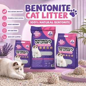 Manufacturer Supply Arena Para Gato Por Toneladas Bentonite <b>Sand</b> Low Dust for Bulk Cat Litter Buyers - Product Image 1