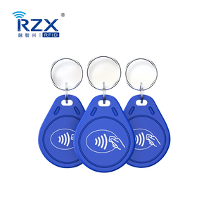즉시 배송 방수 13.56MHz FM11RF08 <span class=keywords><strong>RFID</strong></span> 키링 도어 액세스 시스템용 플라스틱 <span class=keywords><strong>RFID</strong></span> 키체인 칩 - Product Image 2