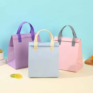 Sac isotherme jetable en aluminium Sac à déjeuner isotherme à emporter Sac isotherme avec logo Sac isotherme de livraison - Product Image 1