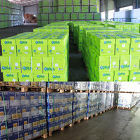 Papel de copia A4 80gsm con la mejor calidad para imprimir papel A4 de oficina de doble enlace blanco de borrador duro
