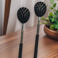 Grattoir à dos extensible double face en forme de cactus pour enfants et jeunes adultes, unisexe, pour gratter la tête et le dos