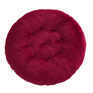 Ronde Comfortabele Eco-Vriendelijke Grote Huisdier Bed Pluche Winter Warm Wasbare Effen Patroon Mat Voor Katten Honden Met Doos Verpakt - Product Image 4