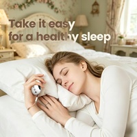Appareil de sommeil intelligent - Nouveau modèle pour un sommeil profond - Technologie noire de pointe - Appareil de sommeil portable à micro-courant et ions négatifs