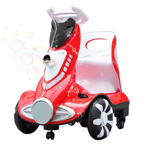 Vehículo de Juguete Eléctrico para Niños con Función MP3, Coche de Plástico de Cuatro Ruedas con Batería, Control Remoto y Función de Soplar Burbujas - Product Image 6