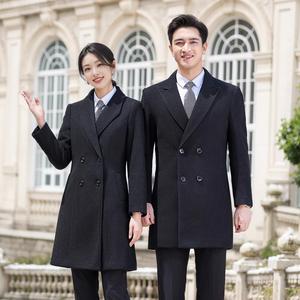 Cappotto di Lana per Donne, Lungo e Spesso, Antivento, Abbigliamento da Lavoro per Giovani - Product Image 2