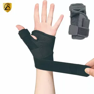 铜支架可逆转拇指角和手腕支撑支架，用于疼痛、扭伤、拉伤、关节炎、腕管拇指