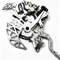Support de frein arrière double étrier CNC OEM et kit de frein à pied pour Sur-Ron Ultra Bee, amélioration des performances pour Sur-Ron Light Bee LBX