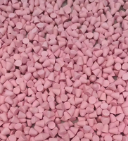 1200 #   Média abrasif en résine rose, média de polissage pyramidal en plastique pour polissage miroir fin des métaux tendres, bijoux, pièces CNC, 25 kg