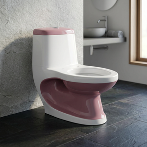 Inodoro de cerámica de alta calidad, de pared, sin borde, con doble descarga, de una pieza, con acabado de mármol. - Product Image 2