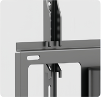 Support mural en acier noir pour téléviseur, compatible avec la plupart des modèles de 25 à 65 pouces, avec réglage de niveau - Vente flash