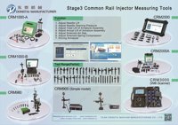 Herramientas de Medición para Inyectores Common Rail Bosch CRM980 CRR920 de Etapa 3 con Datos Completos