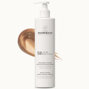Farma Dorsch Bb Body Bronzing 200 ml, Maquillaje Corporal Hidratante y Reafirmante, Realza la Piel con un Brillo Dorado, Unifica el Tono - Product Image 1