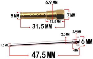 Kit de Reparación de Carburador en Stock para Honda VLX400 VLX600 VLX <span class=keywords><strong>400</strong></span> 600 Steed <span class=keywords><strong>400</strong></span>/600 NV400CC con Conjunto de Émbolo y Flotador - Product Image 6