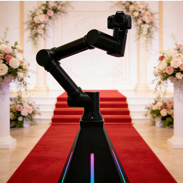 Glambot 360 Multi-Angle Autonomous Shooting Robotic Arm Photo Booth Machine for DSLR Camera