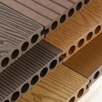 Revêtement de sol extérieur léger en WPC pour la maison européenne, facile à installer, économique, ignifuge, résistant à l'humidité, panneaux muraux