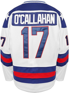 Maillot de hockey personnalisé pour hommes, service OEM, 100 % polyester, séchage rapide, respirant, logo d'équipe imprimé (avant/arrière), détection par aiguille, 7 jours - Product Image 3