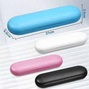 Estuche de viaje para cepillo de dientes eléctrico de plástico duro duradero, estuche para cepillo de dientes eléctrico sónico Compatible con accesorios de juego de baño <span class=keywords><strong>IO</strong></span> - Product Image 3