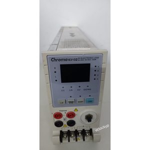 Chroma 63102 DC <b>Electronic</b> Load 2A/20A 16V/80V 100W W/ Breakage <b>Used</b> - Product Image 1