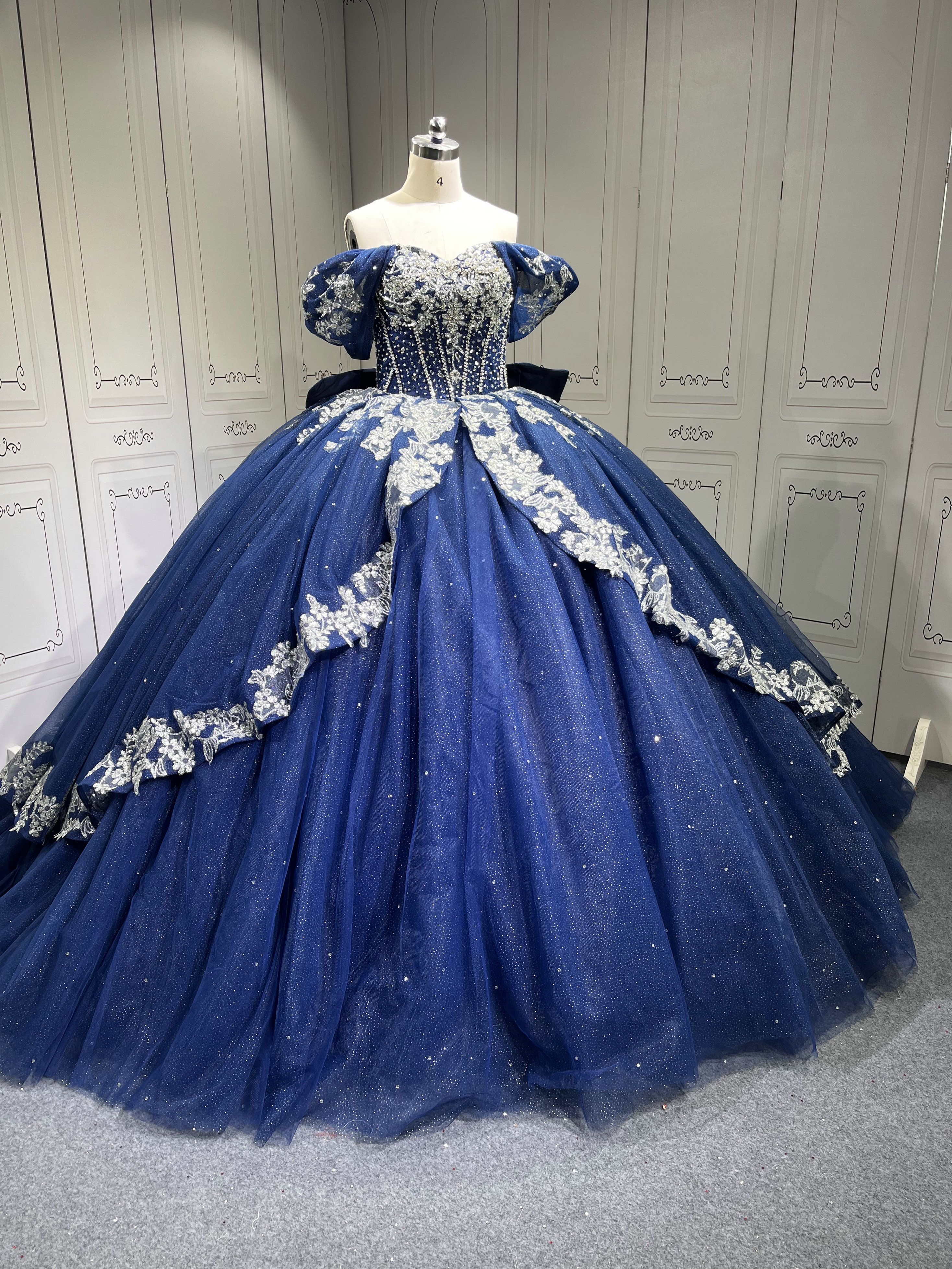 Navy Blue Quinceanera Dresses - Elegant Vestidos De 15 Aos